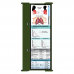 WhiteCoat Clipboard® Trifold - Army Green Respiratory Therapy Edition